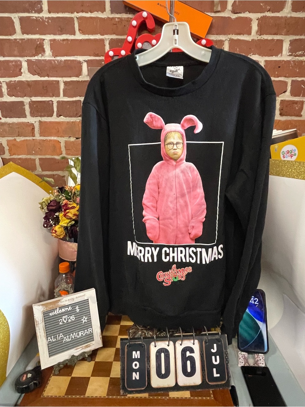 A christmas story sweat shirt